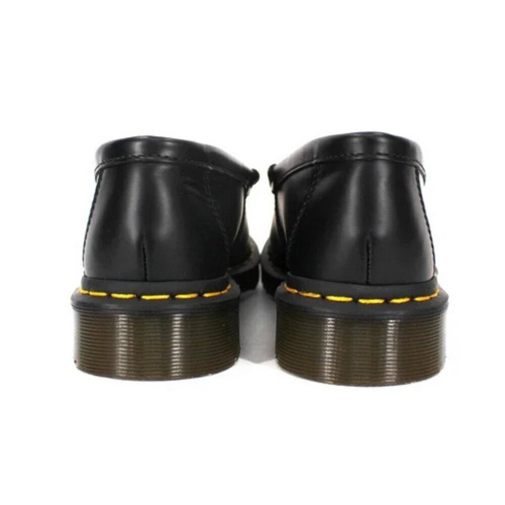 Dr. Martens Penton Floral Loafers Black Leather Jacquard Slip On - Picture 3 of 6